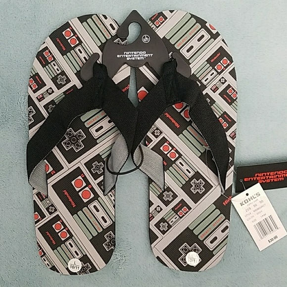 nintendo flip flops